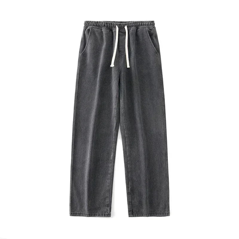 Streetwear Loose Jeans Men Wide Leg Pants