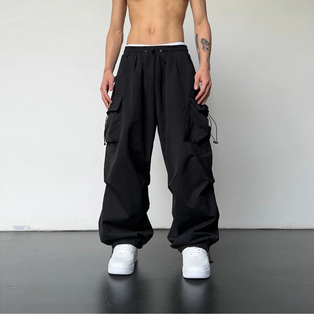 Wide Leg Cargo Pants