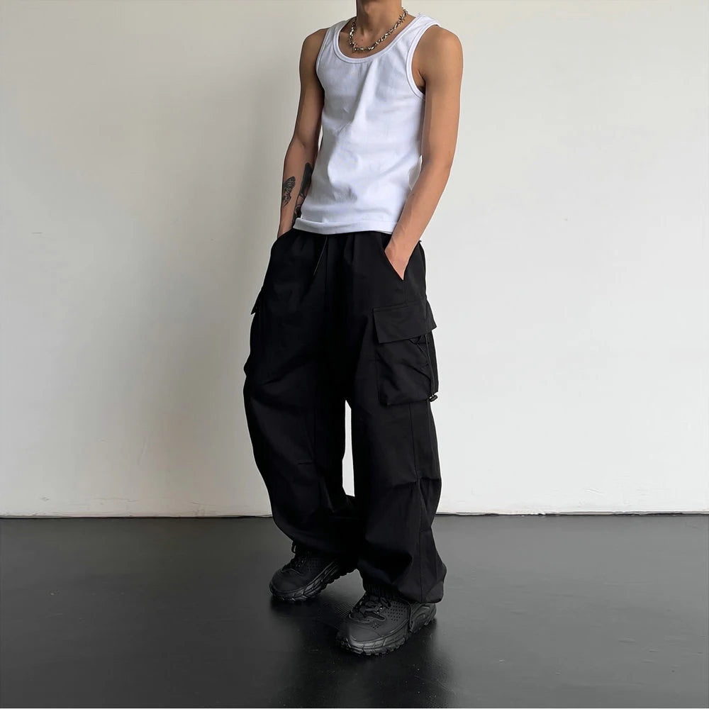 Wide Leg Cargo Pants